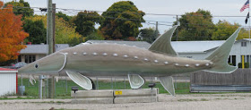 Onaway, Michigan catfish sculpture