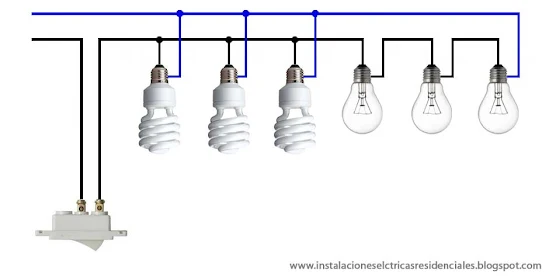 Instalaciones eléctricas residenciales - circuito mixto