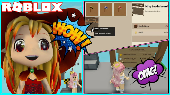 Chloe Tuber Roblox Islands Making An Obby With Real Checkpoints And Leaderboard - how to make a really good obby in roblox