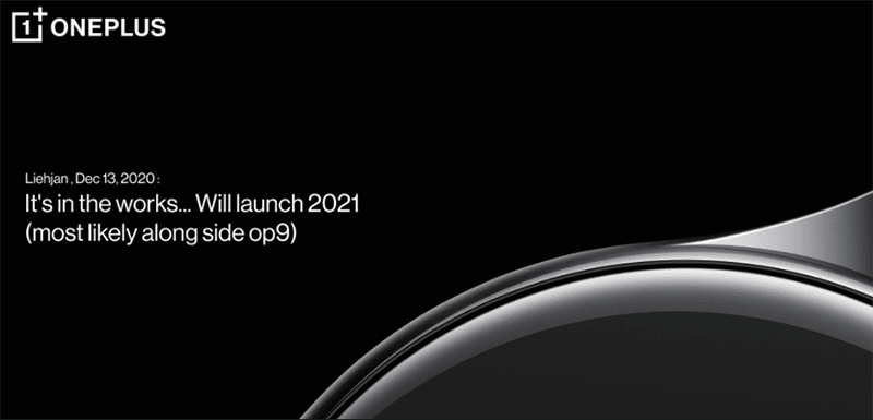OnePlus Watch to launch alongside OnePlus 9 series on March 23