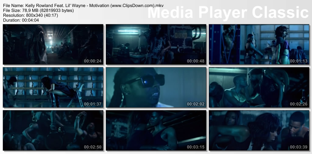 kelly rowland motivation video stills. Kelly Rowland Feat.