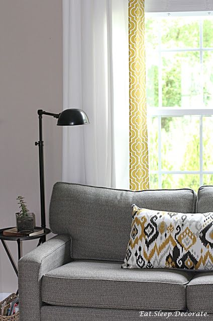 Adding Trim to IKEA Drapes