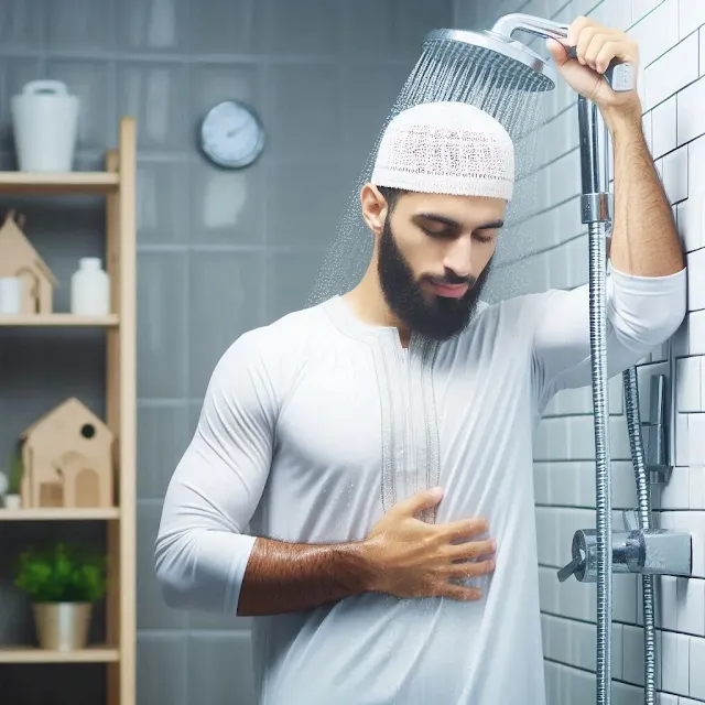 ghusl, janabah bath, bath after sex according to islam,