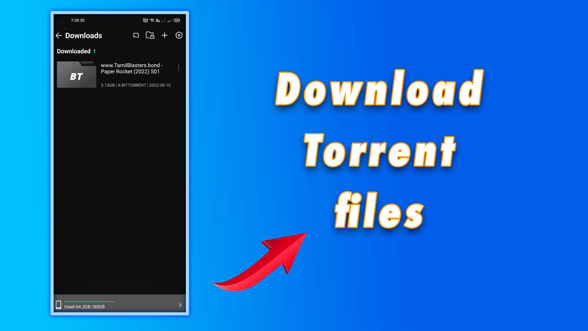 download torrent file in playit app