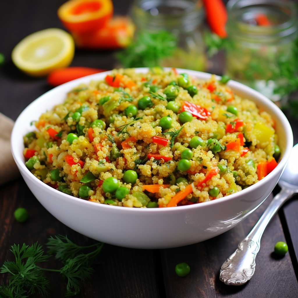 quinoa z warzywami