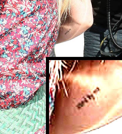 hilary duff tattoo. Hilary#39;s newest (sixth) tattoo