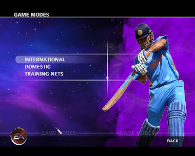 Cricket 14 Menu for EA Cricket 07