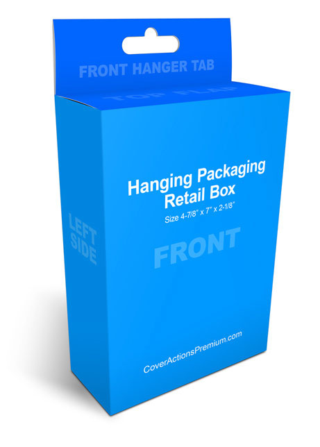 Free Hanging Box Mockup