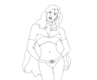#10 Emma Frost Coloring Page