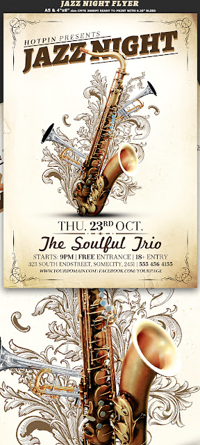  Jazz Night Flyer Template