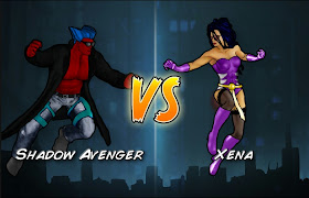 Part one of Shadow Avenger vs Xena in Superhero City