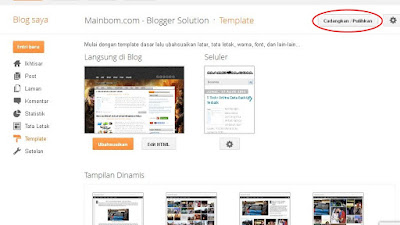 Cara Upload dan Backup Template Versi Blogger Terbaru