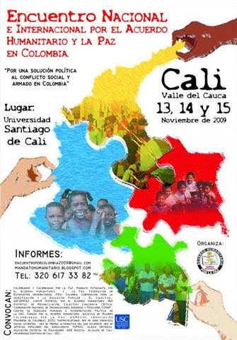 ENCUENTRO NACIONAL E INTERNACIONAL POR EL ACUERDO HUMANITARIO Y LA PAZ (13, 14 y 15 de Noviembre)