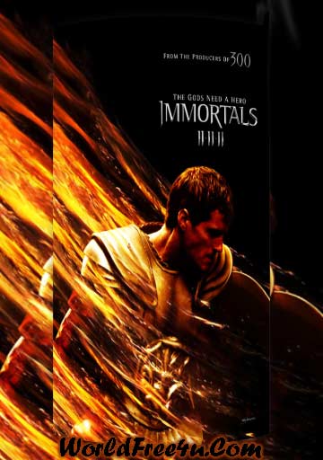 Poster Of Immortals (2011) In Hindi English Dual Audio 300MB Compressed Small Size Pc Movie Free Download Only At worldfree4u.com