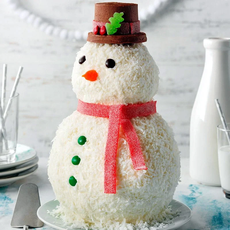 Snowman Cake Recipe