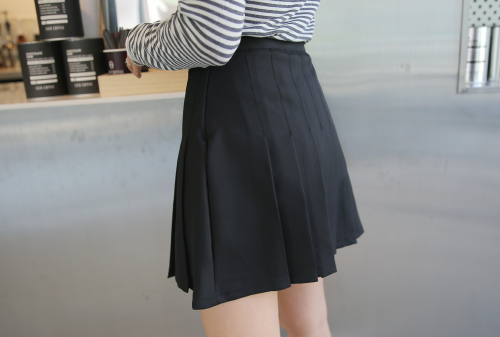 Knife-Pleated Skirt