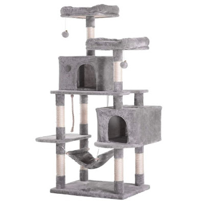 Hey-brother Large Multi-Level Cat Tree Condo Furniture