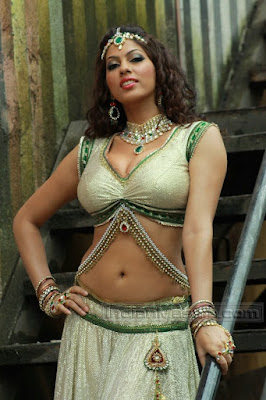 Priya Soni exposing Hot Skin Show during an item song shoot