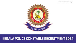 Kerala Police Constable Recruitment 2024 - Apply Online For Latest Police Constable Vacancies - Kerala Police Jobs