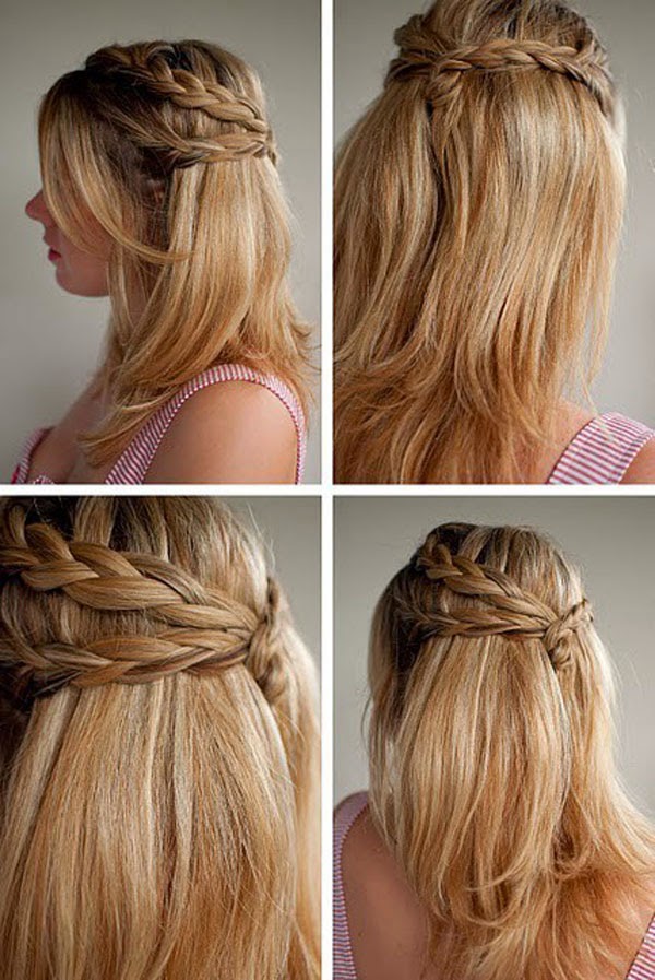 Nette Mädchen-Frisuren Bow Braid