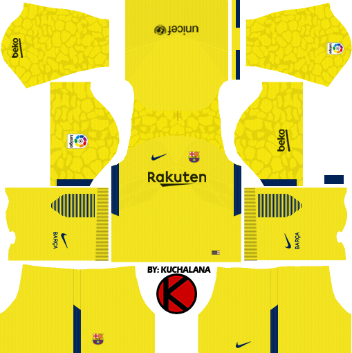 Barcelona Nike Kits 17 18 Dream League Soccer Kuchalana