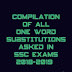 PART-2 of the Compilation of  ONE WORD SUBSTITUTION asked in SSC Exams 2018-2019 (Based on TCS pattern)