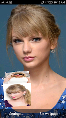 Taylor Swift 3D live Wallpaper For Android Mobile Phone