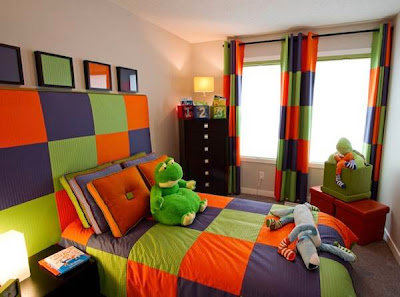 Desain kamar tidur anak warna  warni  dan sangat kreatif