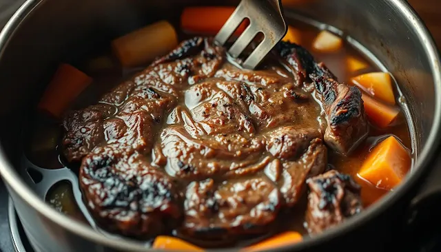 Slow Cooked Eye of Round Steak Preparation