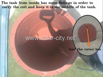 homemade solar water heater - thermal storage tank - solar city