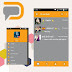 BBM Mod Droid Chat Orange Theme Plus Sticker Gratis
