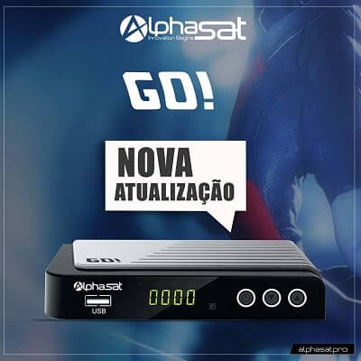 ALPHASAT GO! NOVA ATUALIZAÇÃO V1.43 07/03/2021