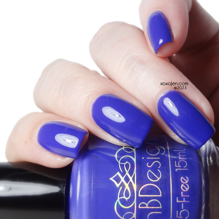 xoxoJen's swatch of LynB Designs Indigo Away