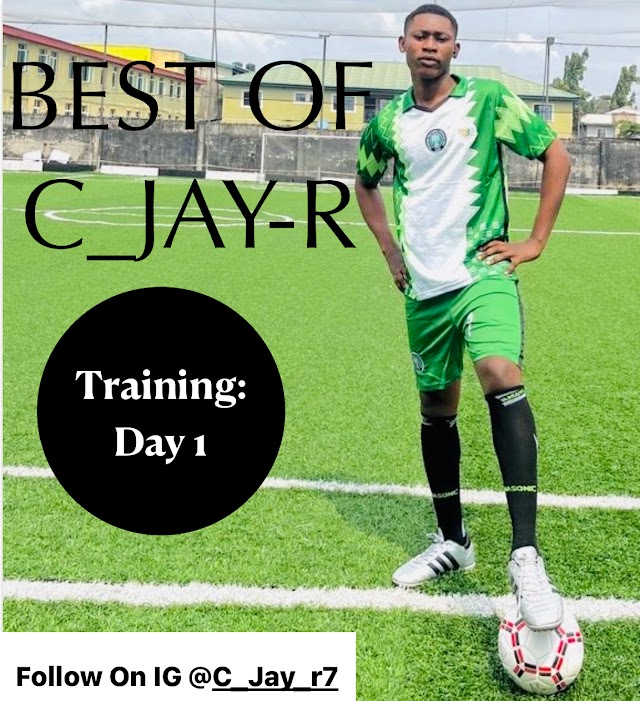 Day 1 Training with Rising Football Star c_jay-r | Open Scouting Session