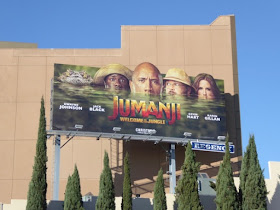 Jumanji Welcome to the Jungle movie billboard