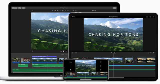 iMovie app video editor for Apple device 