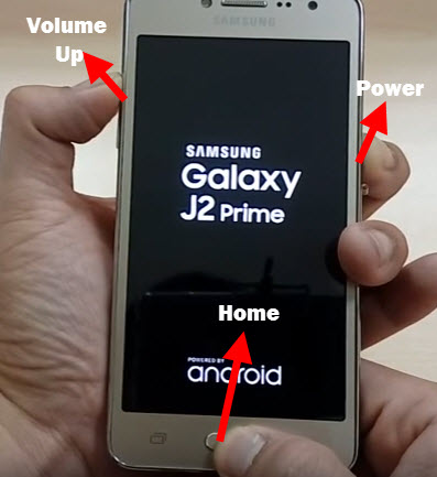 Tombol-tombol yang ada di HP Samsung J2 Prime