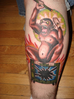 The Meaning of Monkey Tattoos-symbol of the Fall of Adam and Eve.9999