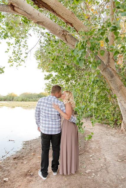 Engagement Session for a wedding at Gilbert Riparian Preserve