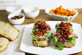 Steak Sandwich and Sweet Patatoe Fries