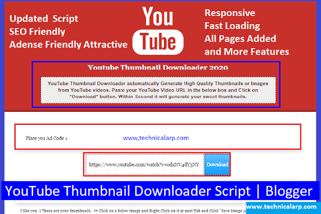 YouTube Thumbnail Downloader Script Download