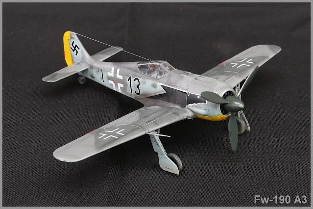 Maquette du Fw 190 A-3 de Tamiya au 1/48.