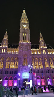 Open air ice skating vienna - Austria