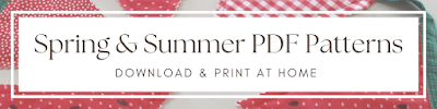 PDF spring and summer print at home sewing and crafting patterns