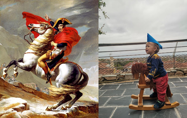 "Napoleón cruzando el paso de San Bernardo" de Jacques Louis David. #retoBUMU