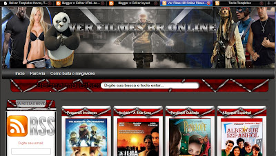 Template de Filmes Online Blogger