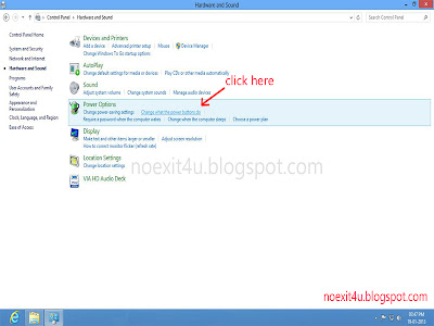 ENABLE HIBERNATE OPTION IN WINDOWS 8