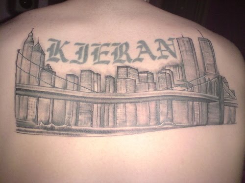 Tattoos Of New York. skyline tattoos. new york