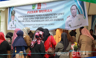 Pemerintah Kabupaten Luwu Melaksanakan Stand Pasar Murah