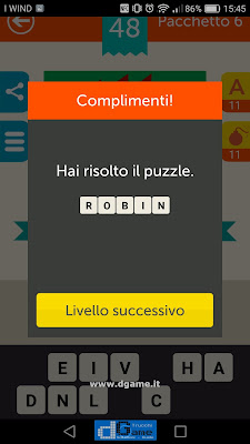 Mega Quiz soluzione pacchetto 6 livelli 48-50